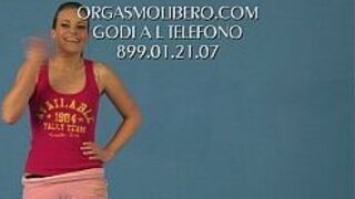 Sexy Italian pussy dances for you porn video